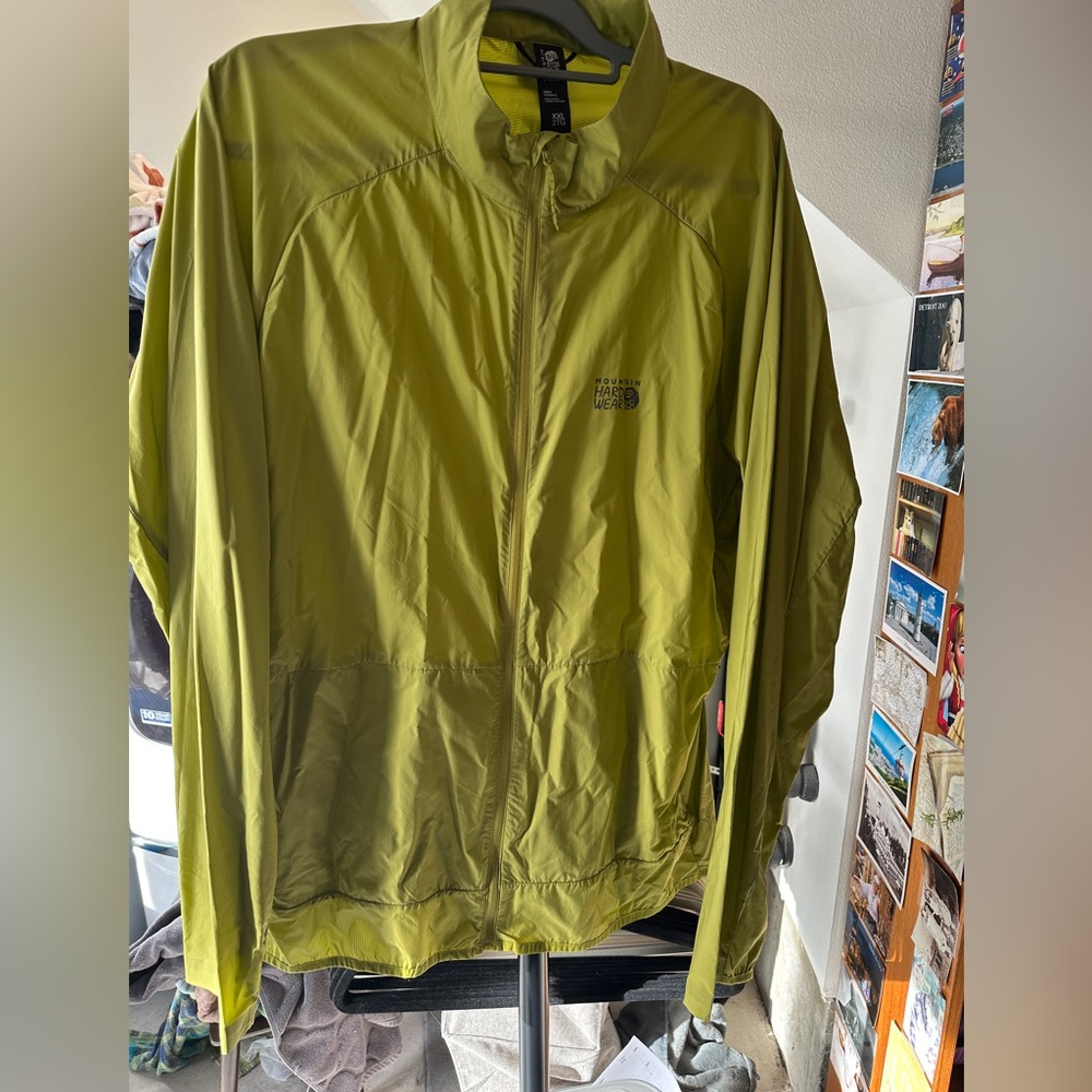 Mountain Hardwear lightweight full-zip XXL Moon Moss green